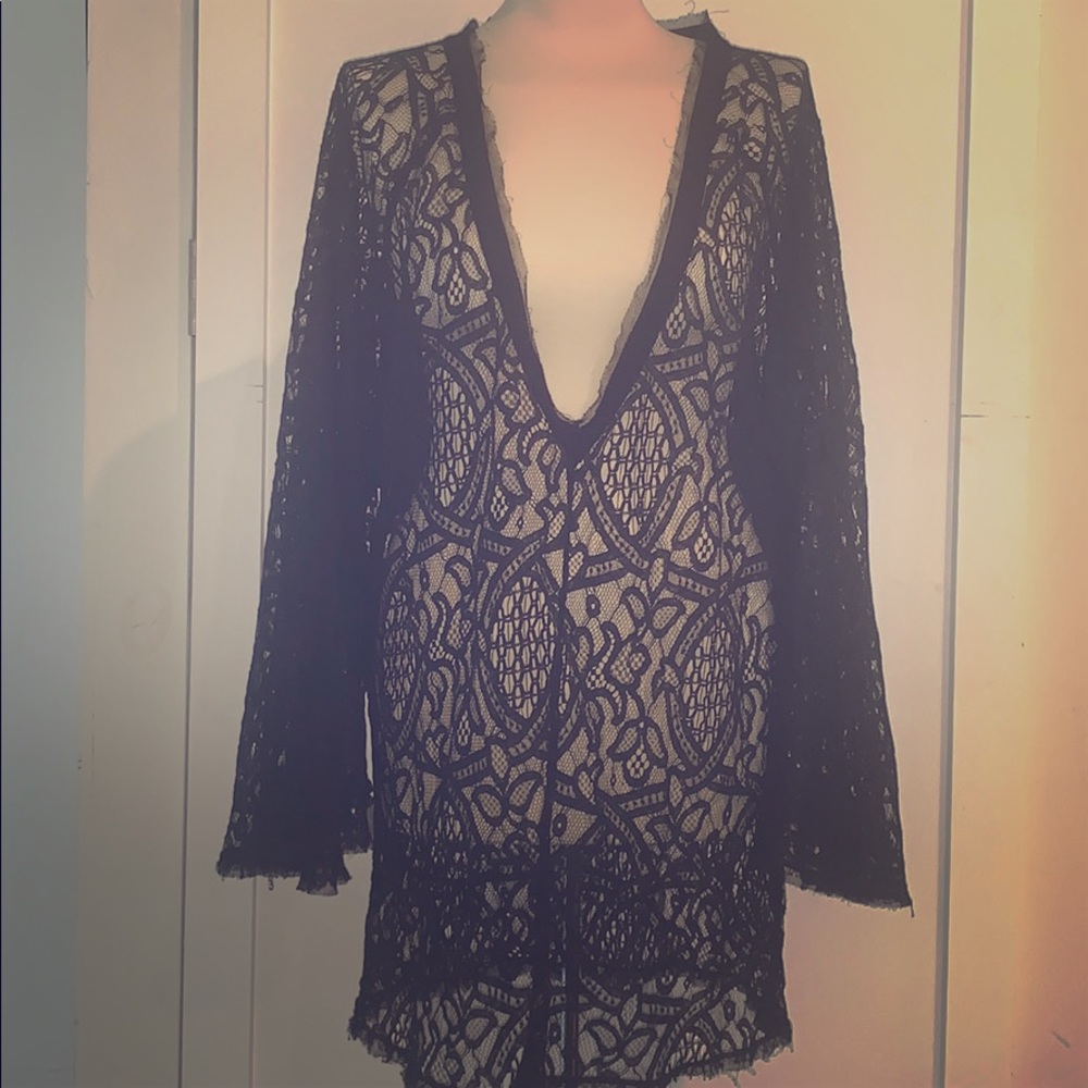 Black Lace cover up by Elizabeth and James